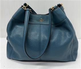 Coach F57545 Lexy Bag Handbag Purse Blue/Teal